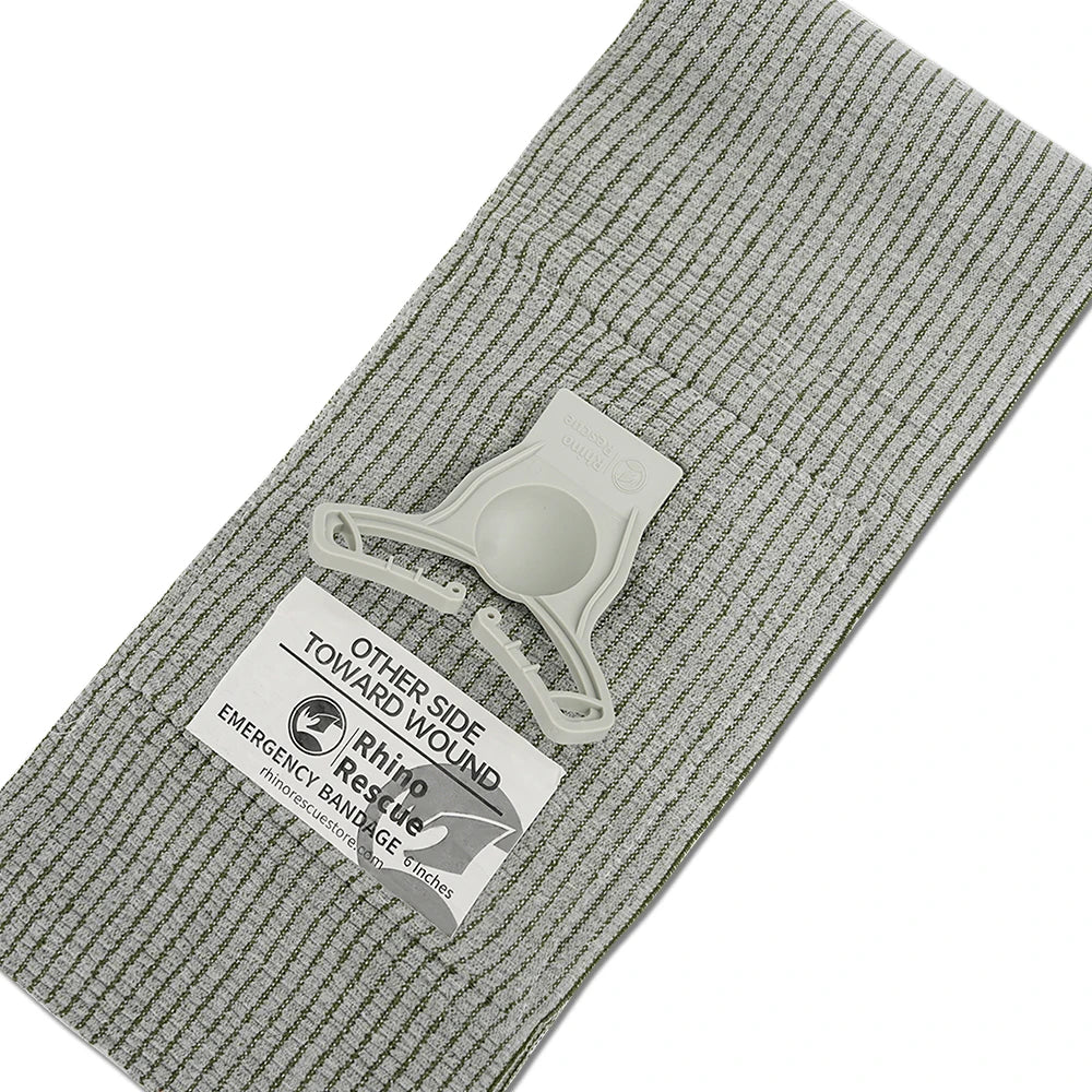 RHINO RESCUE 4" Emergency Compression Bandage Tactical Trauma Wound Dressing
