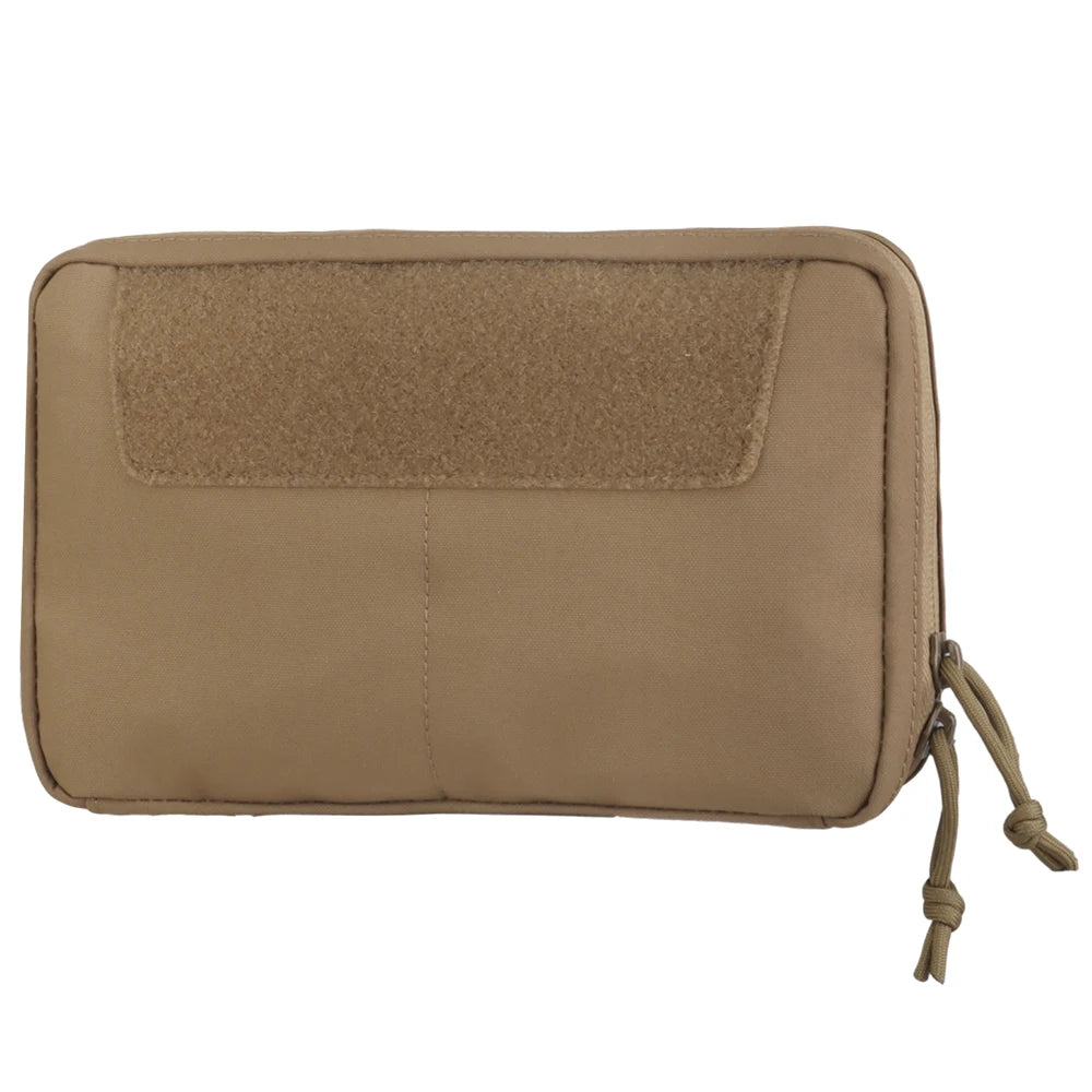 TACTIFANS MOLLE Utility Admin Pouch – Zipper GP Pouch for Hunting Vests & Plate Carriers