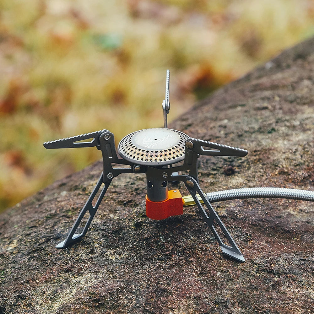 FIRE MAPLE FMS-117T Titanium Stove – Ultralight Portable Gas Burner for Camping & Hiking