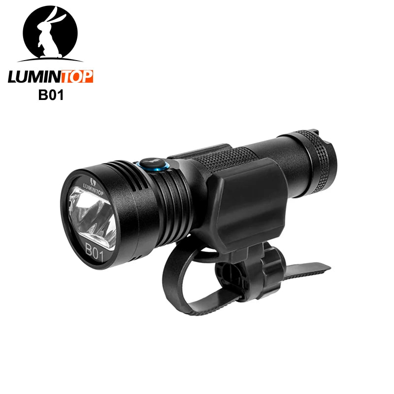LUMINTOP B01 Bicycle Headlight - 850 Lumen TYPE-C Rechargeable Light with Anti-Glare Design