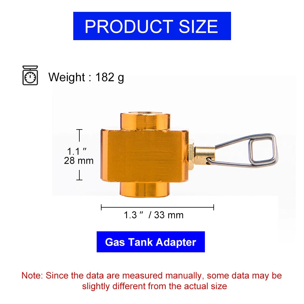 WIDESEA Camping Stove Propane Refill Adapter – Butane Gas Burner & LPG Saver for Outdoor Cooking