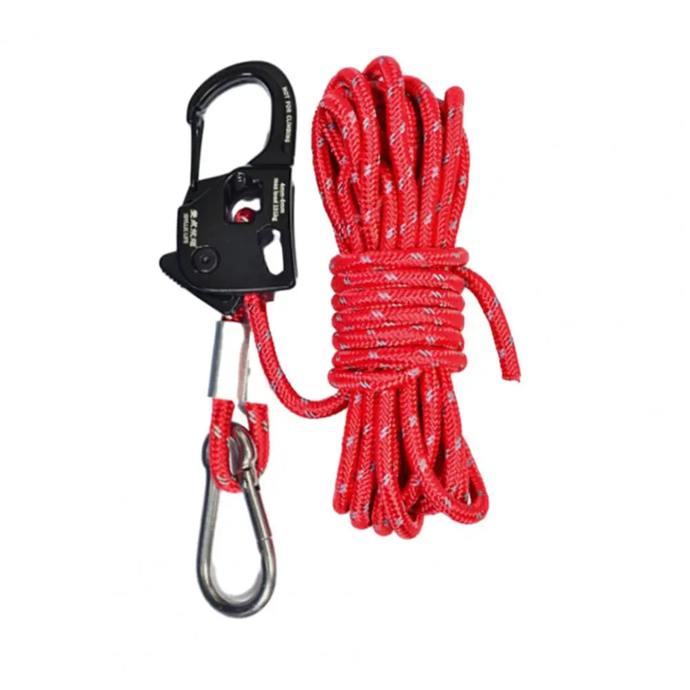 Aluminum Alloy Tent Rope Tensioner – Rustproof, Lightweight Tent Cord Adjuster for Camping