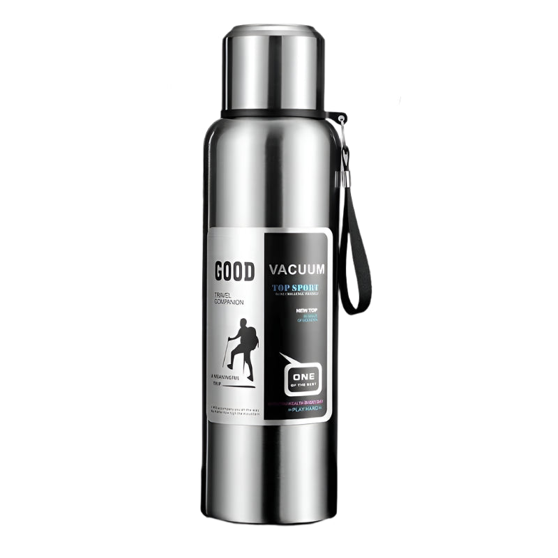 Large Capacity Stainless Steel Thermos Tumbler – Insulated Flask for Coffee, Tea & Travel