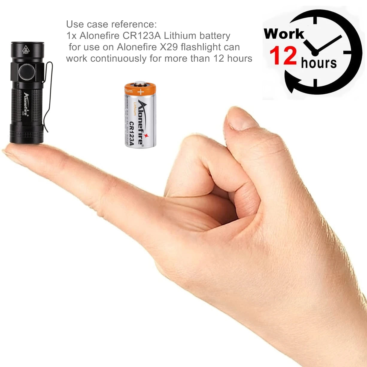 ALONEFIRE X29 Mini LED Flashlight – Portable & Long-Lasting
