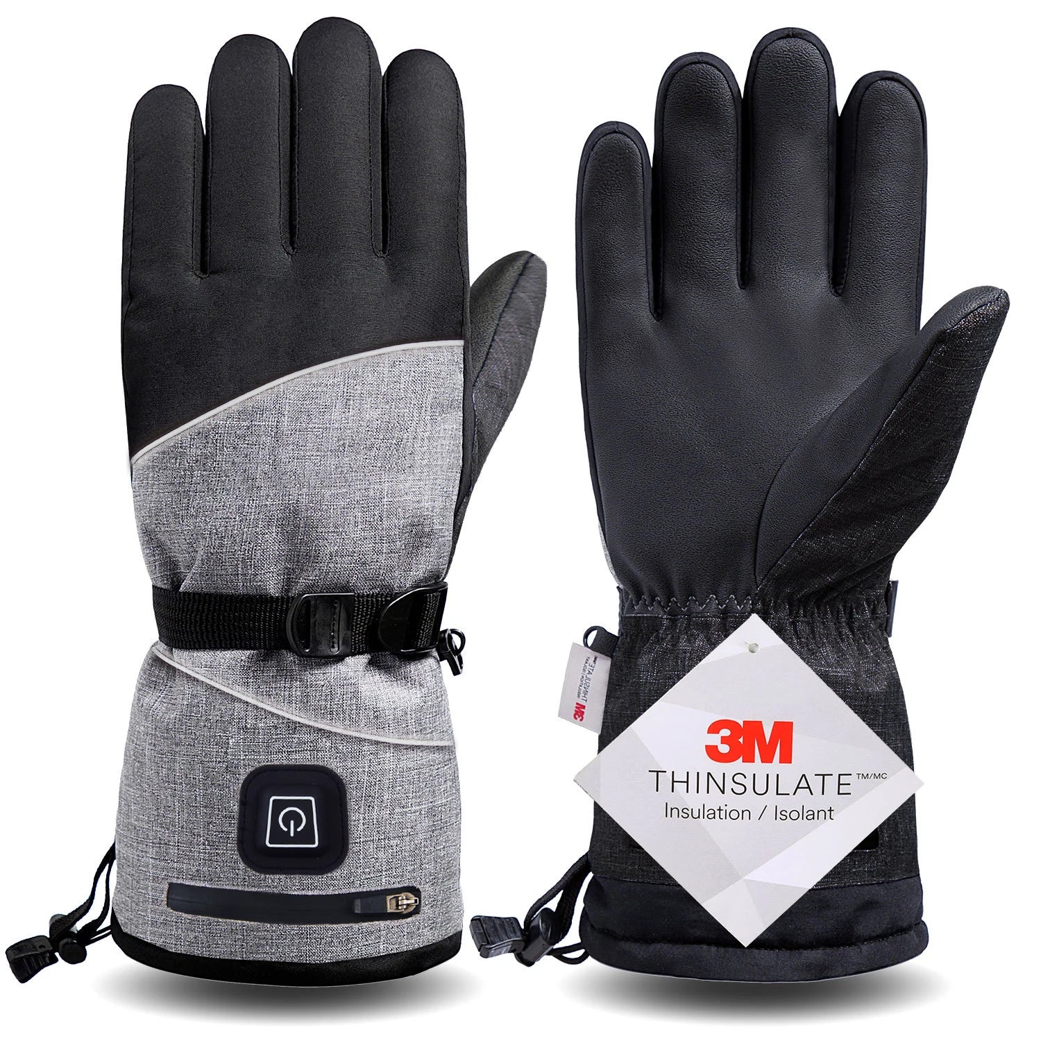 Winter Heated Gloves – Waterproof Electric Thermal Gloves for Outdoor Sports