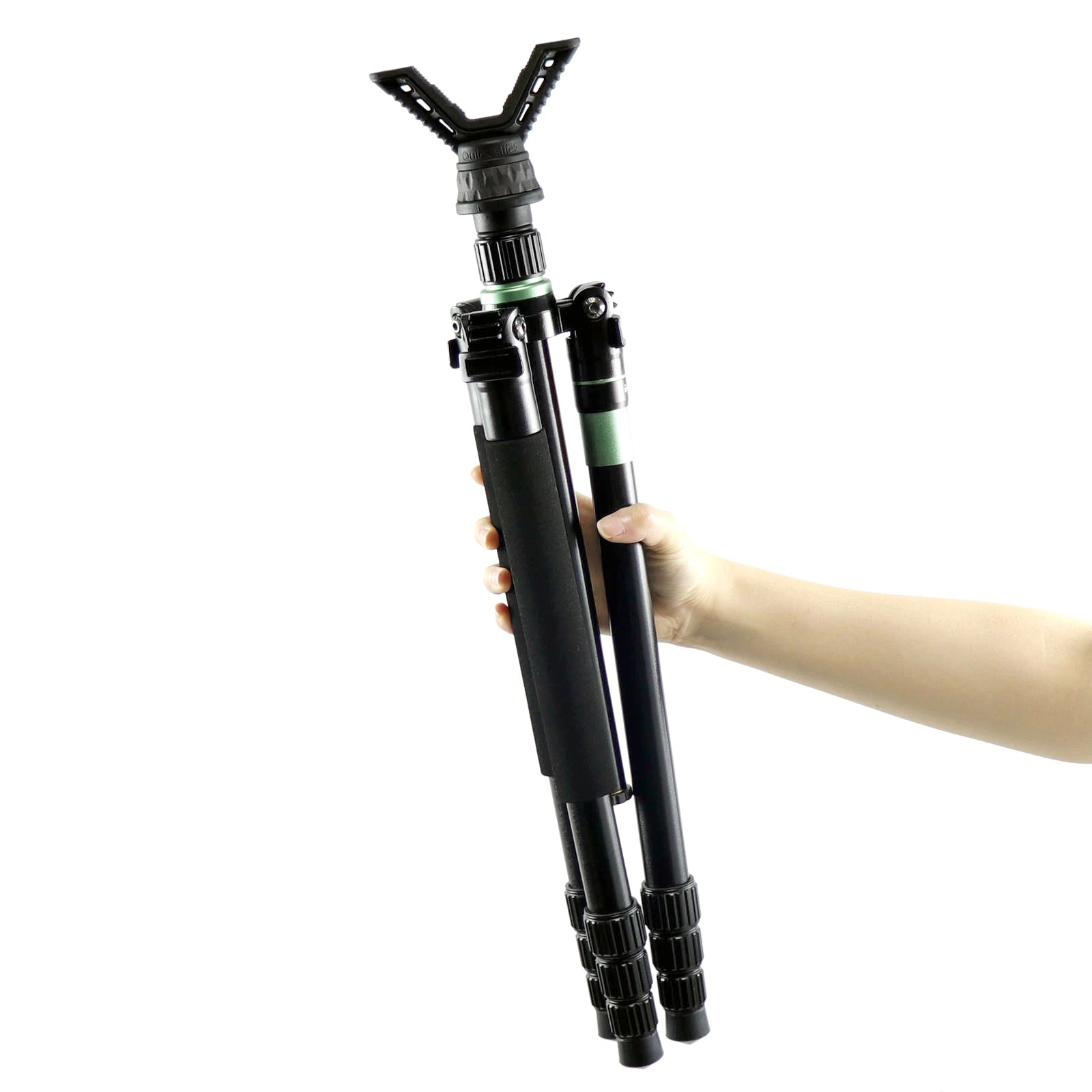 Professional Aluminium Shooting Tripod – Adjustable V Yoke Rest for Hunting Outdoors