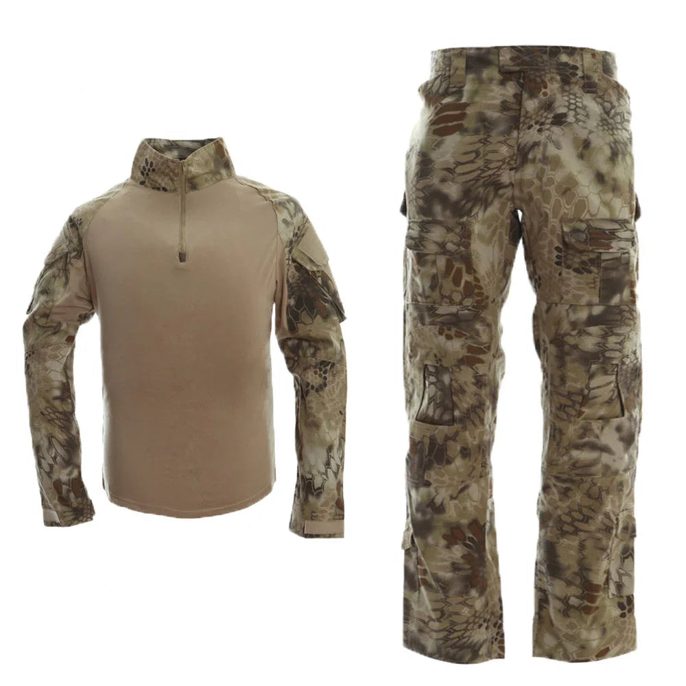 G2 Combat Tactical Suit – Multicam Camouflage Hunting & Airsoft, Outdoor Hunting Ghillie Suit