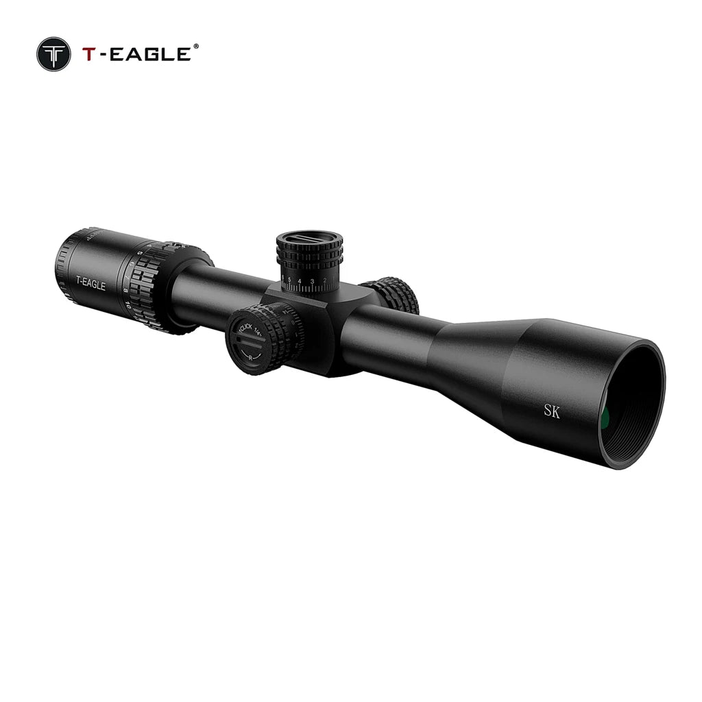 T-EAGLE SK 3-15×44 FFP Tactical Rifle Scope - First Focal Plane Illuminated Optic for Long Range Hunting