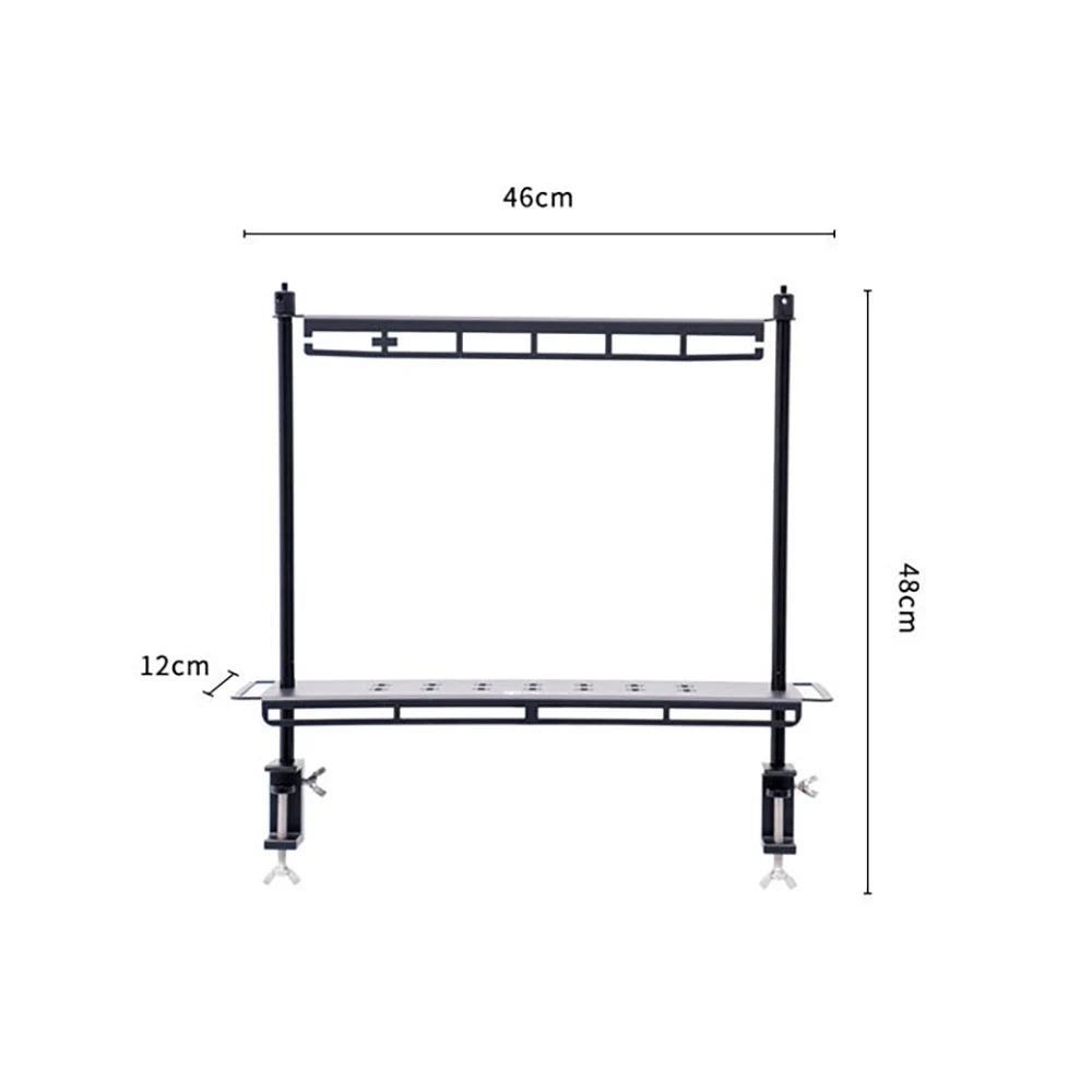 TARKA Lightweight Camping Storage Shelf – Detachable Aluminium Alloy Organizer Rack