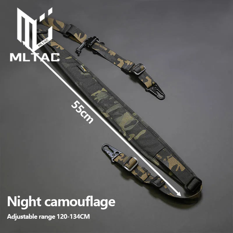 Modular Tactical Sling – Convertible 1-Point/2-Point Padded Strap for Shooting and Hunting