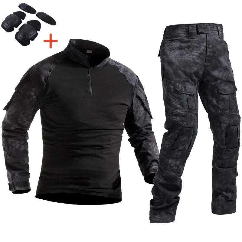 G2 Combat Tactical Suit – Multicam Camouflage Hunting & Airsoft, Outdoor Hunting Ghillie Suit