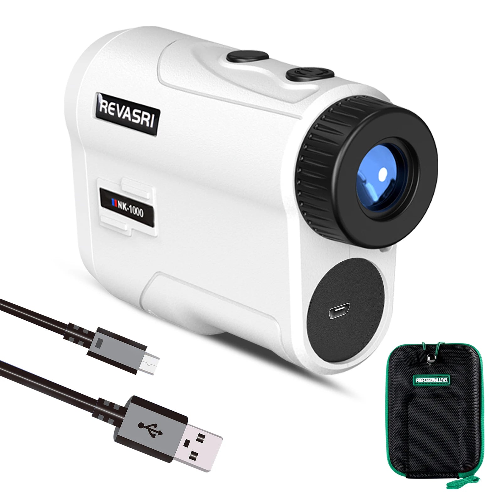 REVASRI 600m Golf Laser Rangefinder with Slope & Flag Lock
