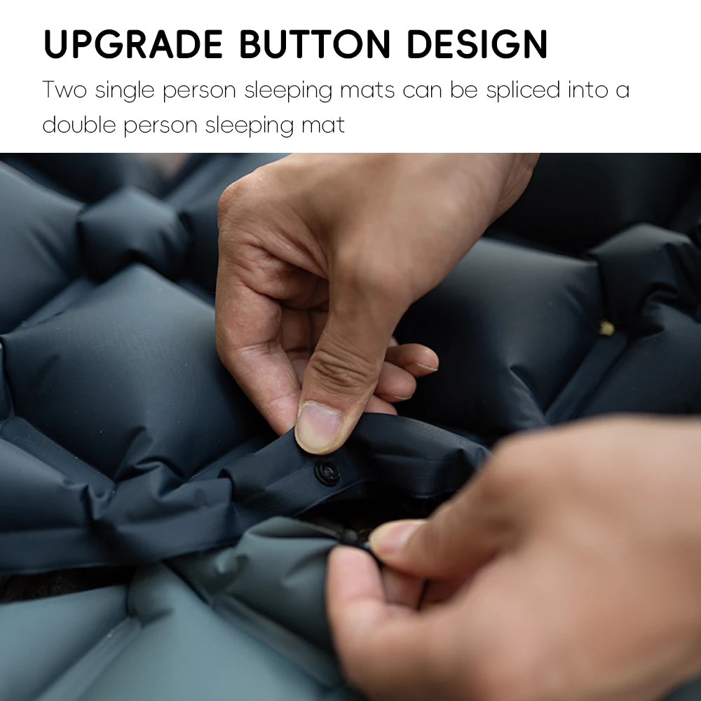 TARKA Inflatable Camping Mat – Self-Inflating Air Cushion with Pillow for Hiking & Climbing