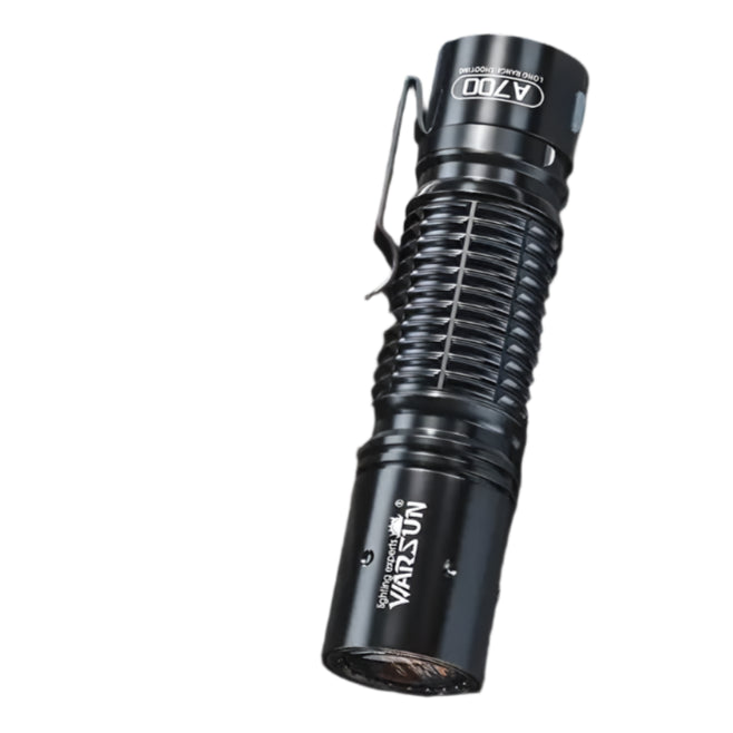 WARSUN A700 800 Lumen USB-C Rechargeable 18650 Flashlight with COB Side Light