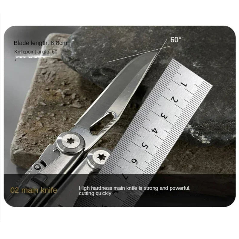 SWISS TECH 18-in-1 Multitool Folding Pliers Pocket Knife