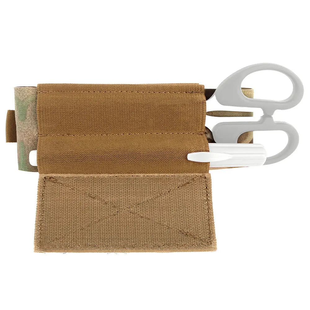 TACTIFANS Tactical Tourniquet Pouch with Shear & Needle Storage – MED Kit Holder for Hunting
