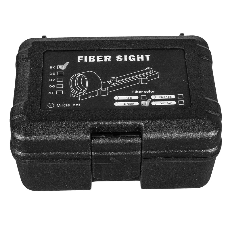 VOMZ 1x28 Red and Green Fiber Red Dot Sight for Shotguns and Rifles