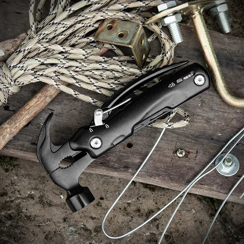 MAARTEN 12-in-1 Multi-Tool Hammer – Ideal Gift for Outdoor & DIY Enthusiasts