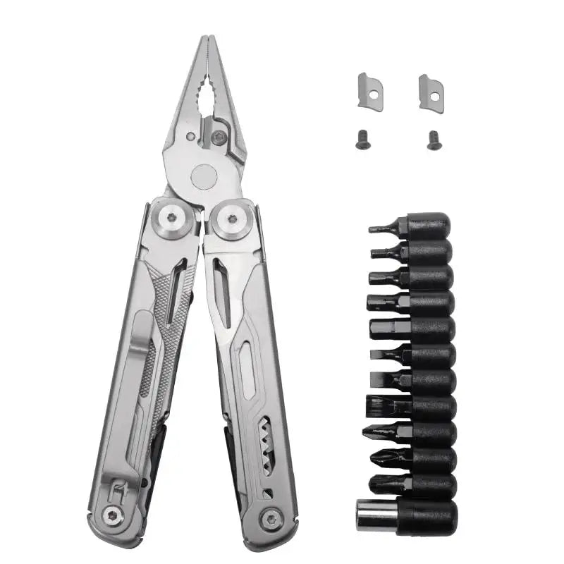 DAICAMPING DL1 Multi-Tool with Extra Cutter, Scissors, Saw, and Folding Knife for Camping and EDC