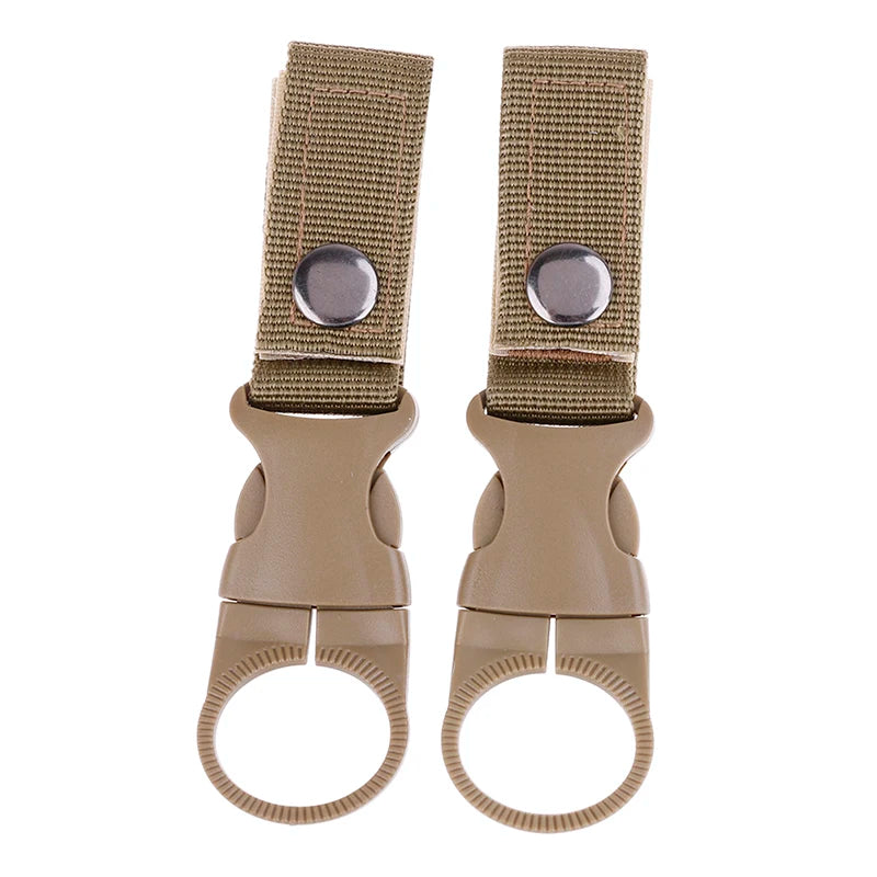 2pcs Water Bottle Holder Carabiner Clips for Backpack and Belt
