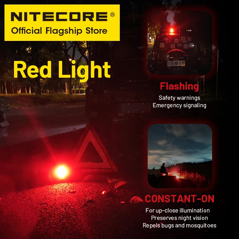NITECORE NWL20 USB-C Rechargeable Work Light 600lm Magnetic Outdoor Floodlight