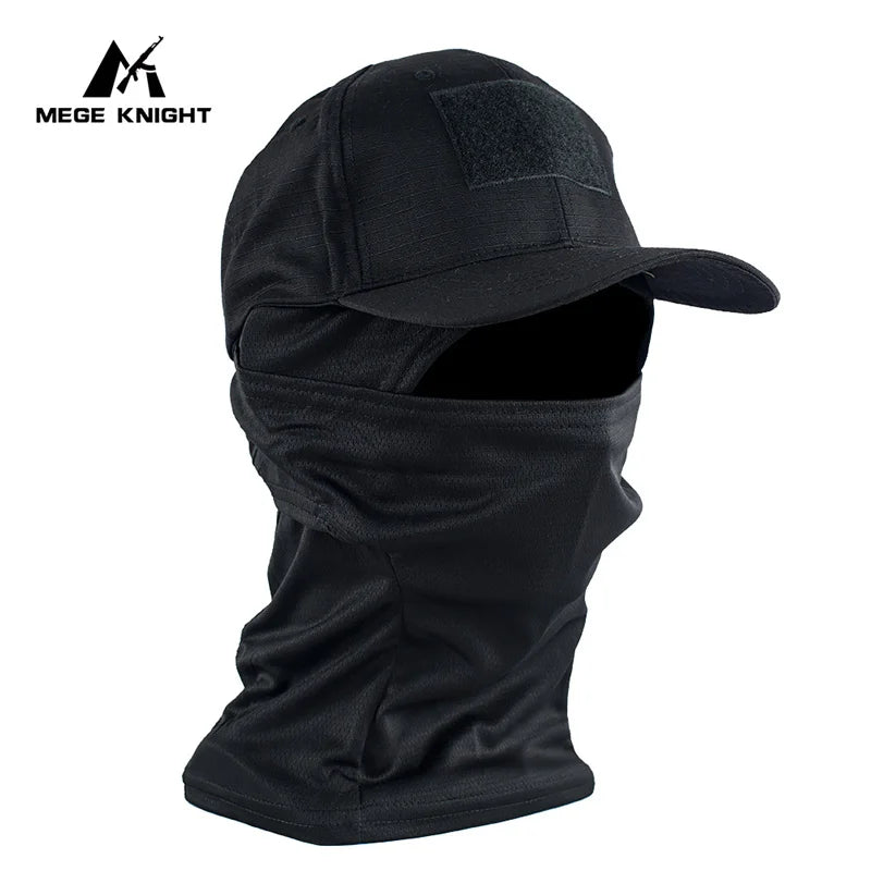 MEGE KNIGHT Camouflage Cap with Face Mask - Unisex Hunting Hat for NZ Outdoor Adventures