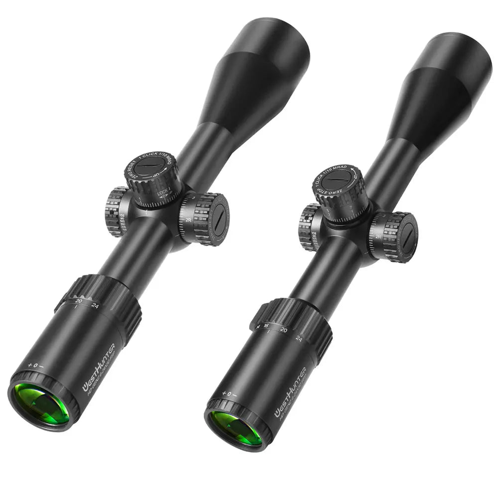 WESTHUNTER HD Gen2 6-24x50 FFP Riflescope – Long Range Scope with Zero Reset/Stop