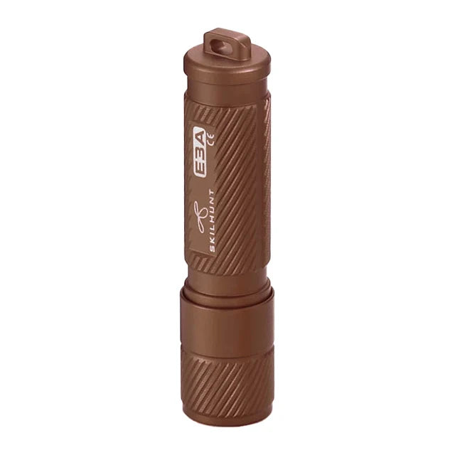 SKILHUNT E3A Mini Keychain Flashlight – 100 Lumen AAA LED Torch for Everyday Use