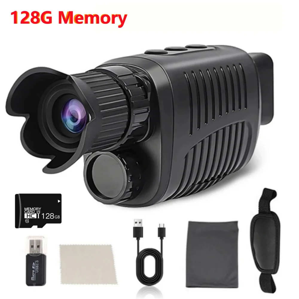 MITHRAS 1080P Night Vision Monocular – 5X Zoom, 300m Range for Hunting & Outdoors