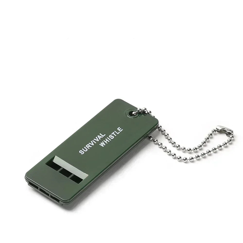 Portable High Decibel Survival Whistle for Camping and Emergency Use