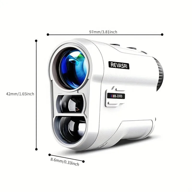 REVASRI 600m Golf Laser Rangefinder with Slope & Flag Lock