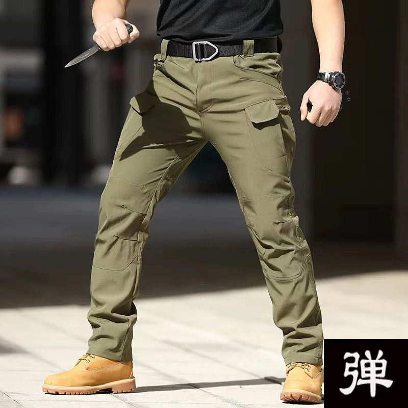 MAZEROUT Men's Tactical Outdoor Trousers Polyester Spandex P16
