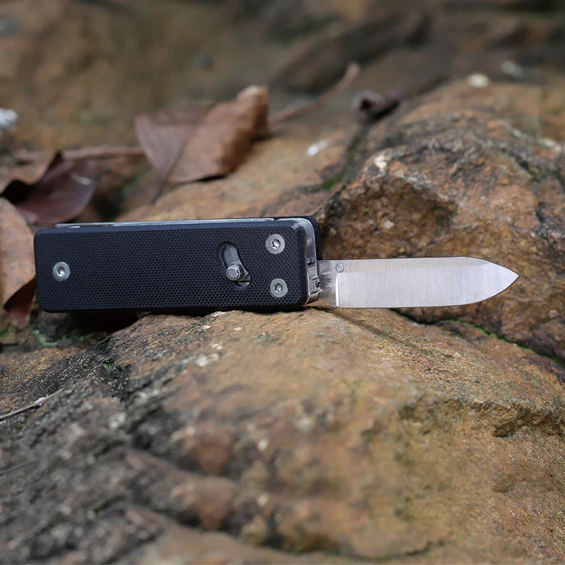 ROXON KS2E Multi-function Pocket Knife with Big Scissors and G10 Handle