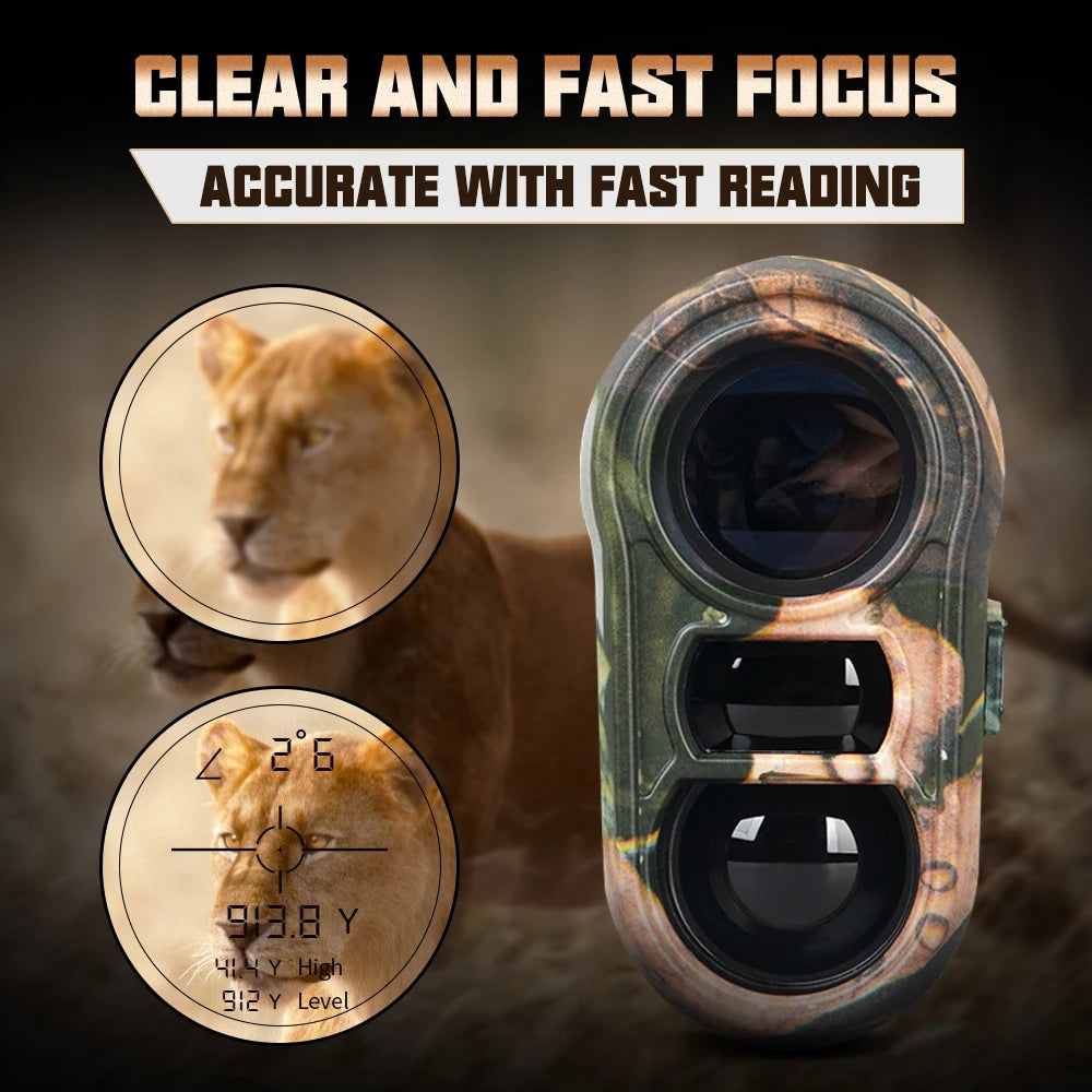 REVASRI 1000m Hunting Laser Rangefinder Rechargeable Monocular