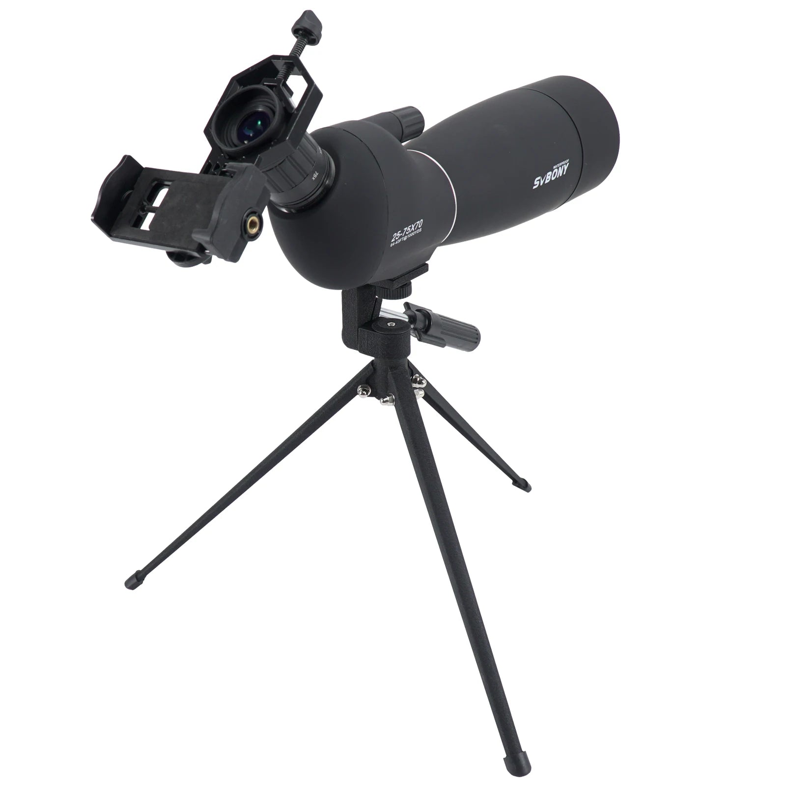 SVBONY SV28 Spotting Scope – 25-75x Zoom, Waterproof Long Range Telescope