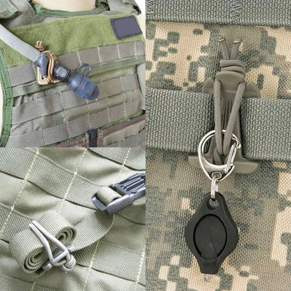 2pcs Backpack Buckle Carabiner Clips for Camping and Outdoor Use
