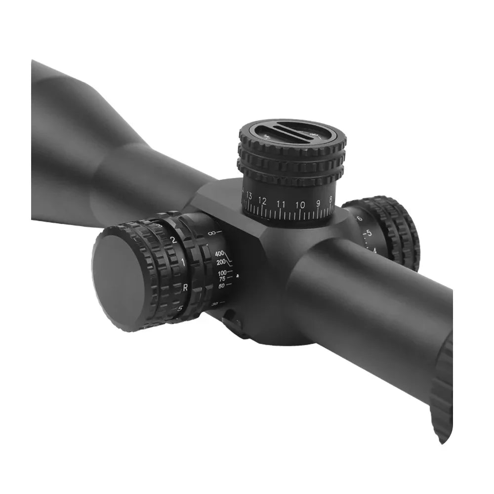 MARCH SK 3-15×44 FFP Tactical Rifle Scope - First Focal Plane Illuminated Optic for Long Range Hunting