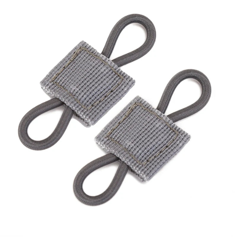 CLUSGO 2pcs Tactical Molle Backpack Buckle PTT Fixed Strap for Hunting and Outdoor Use