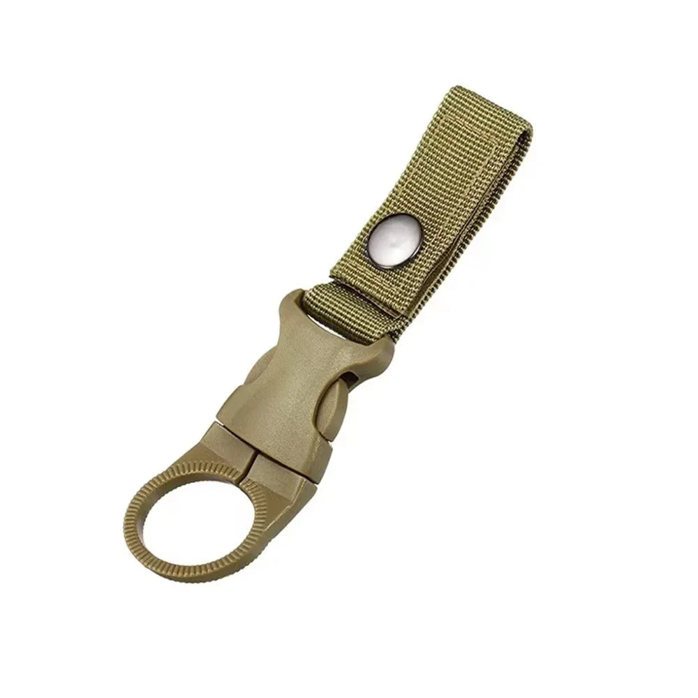DUTRIEUX Webbing Backpack Buckle Water Bottle Holder for Camping and Hiking