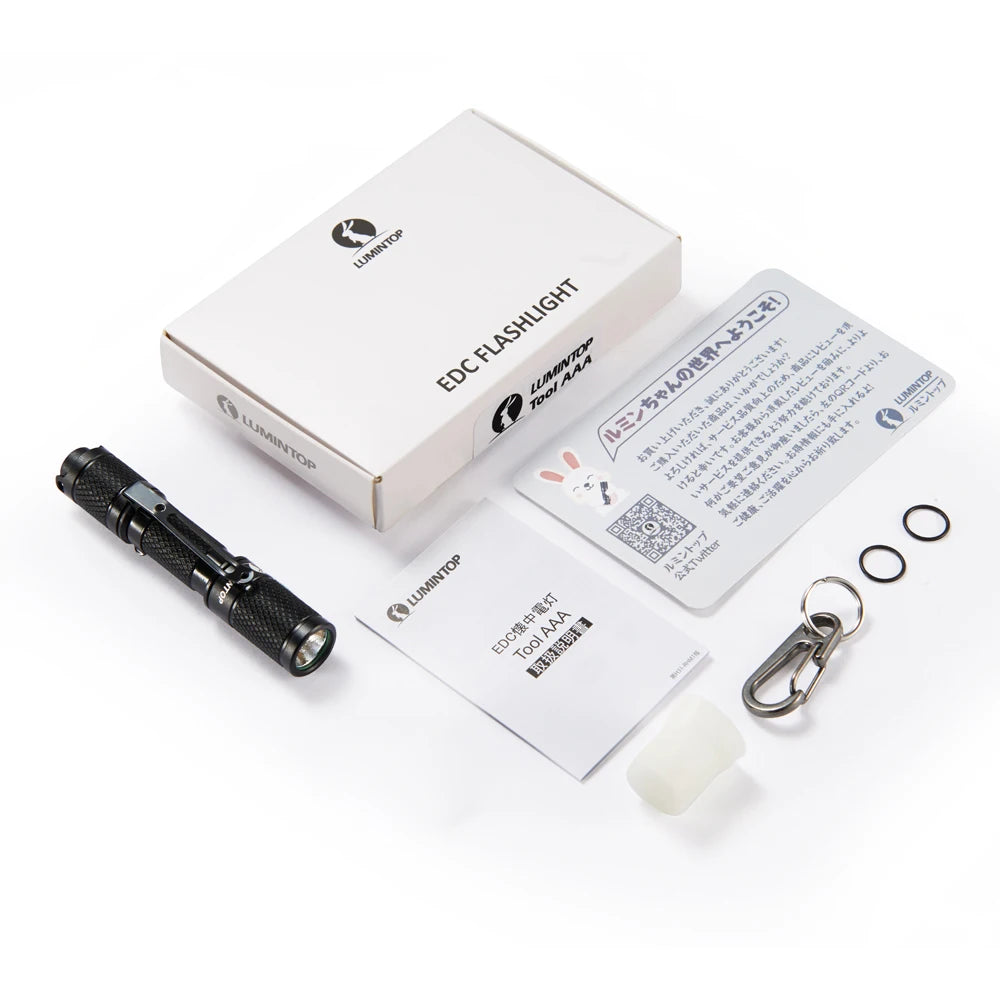 LUMINTOP TOOL AAA EDC Flashlight - 110 Lumen Waterproof Keychain Torch for NZ Hunting