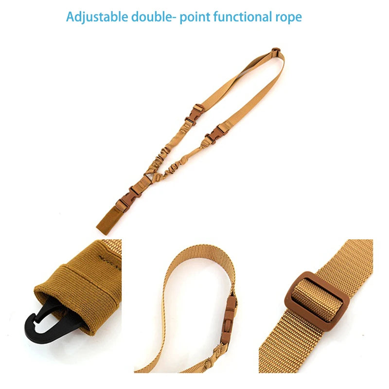 Shotgun Belt Molle Single Point Gun Sling with Metal Buckle