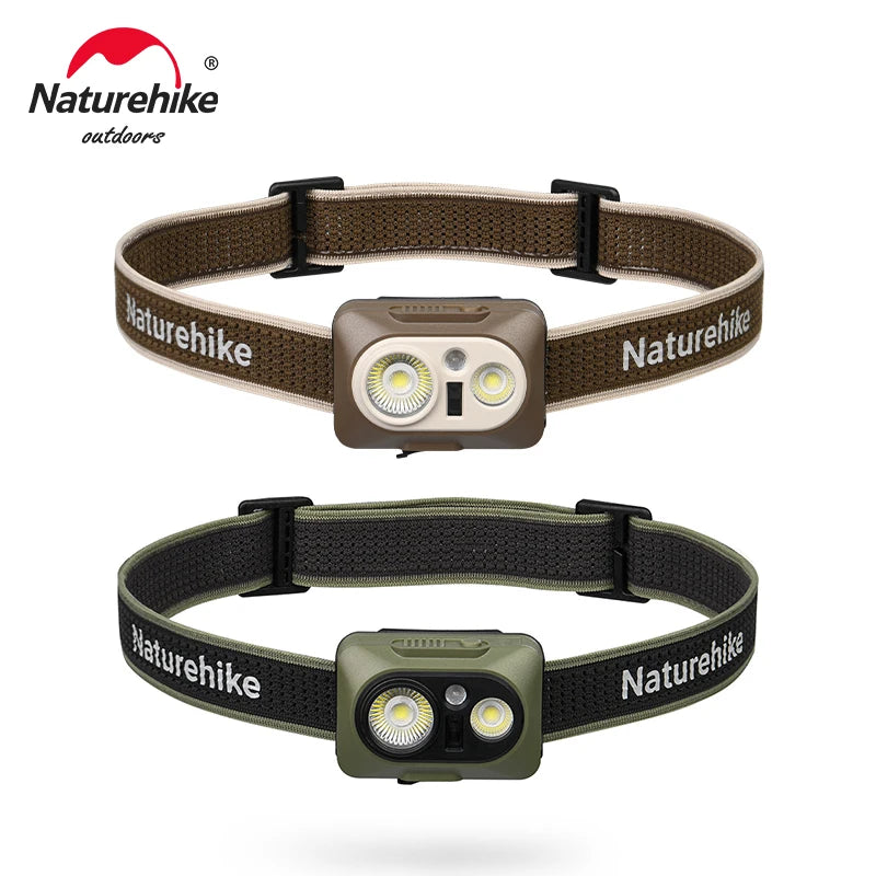 NATUREHIKE Star Island Max - 500 Lumen Sensor-Activated Rechargeable Camping Headlamp