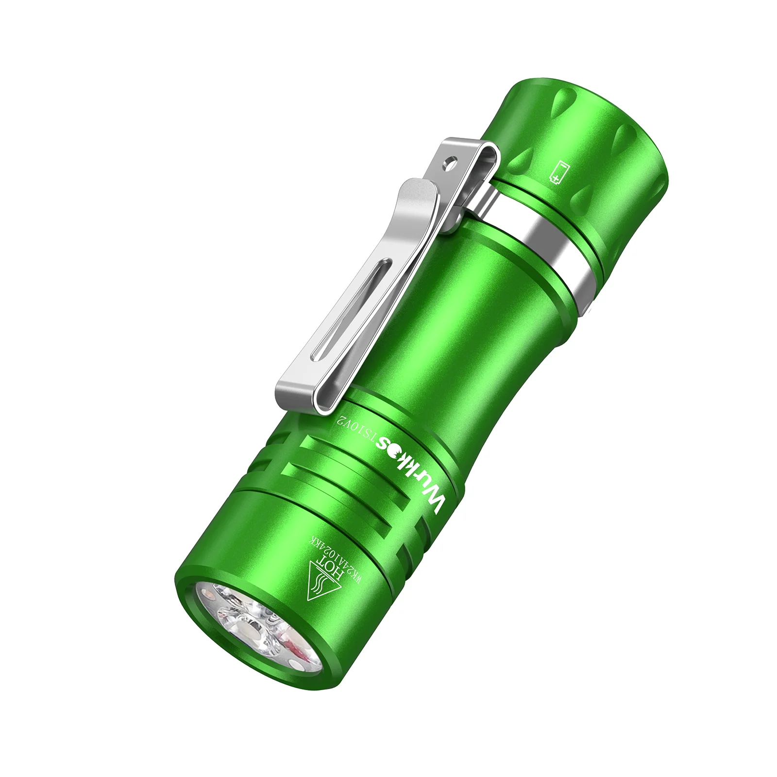 WURKKOS TS10 V2 Mini 1400 Lumen Anduril 2.0 EDC Flashlight with RGB Aux LEDs