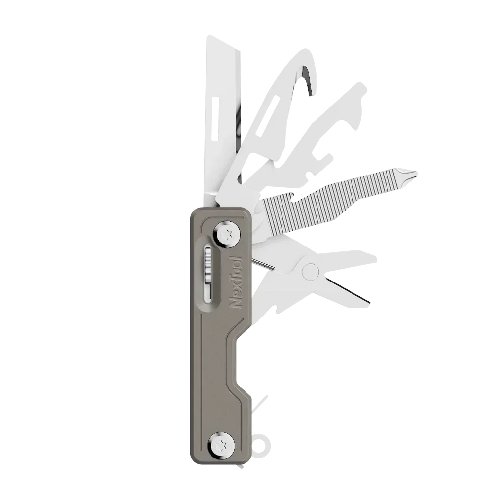 NEXTOOL 10-in-1 EDC Multitool Knife with Scissors and Screwdrivers for Camping
