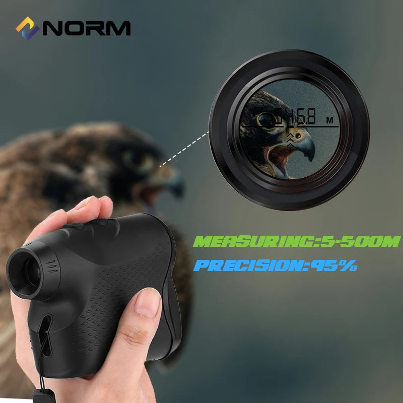 NORM LR 1500M Hunting Laser Rangefinder with Fog Mode