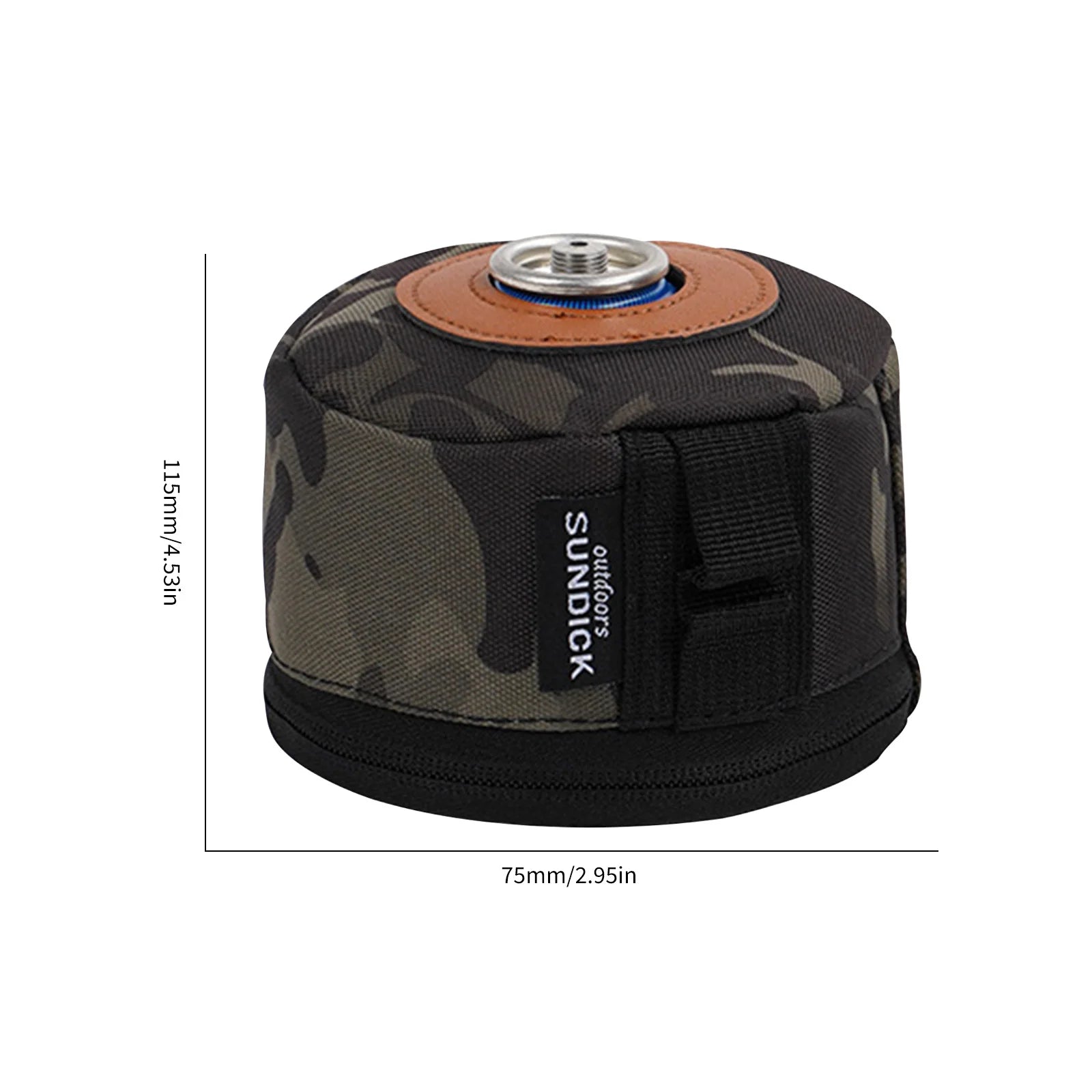 SHUNMAII Camping Gas Can Protective Cover – Cotton Linen Fuel Cylinder Storage Sleeve