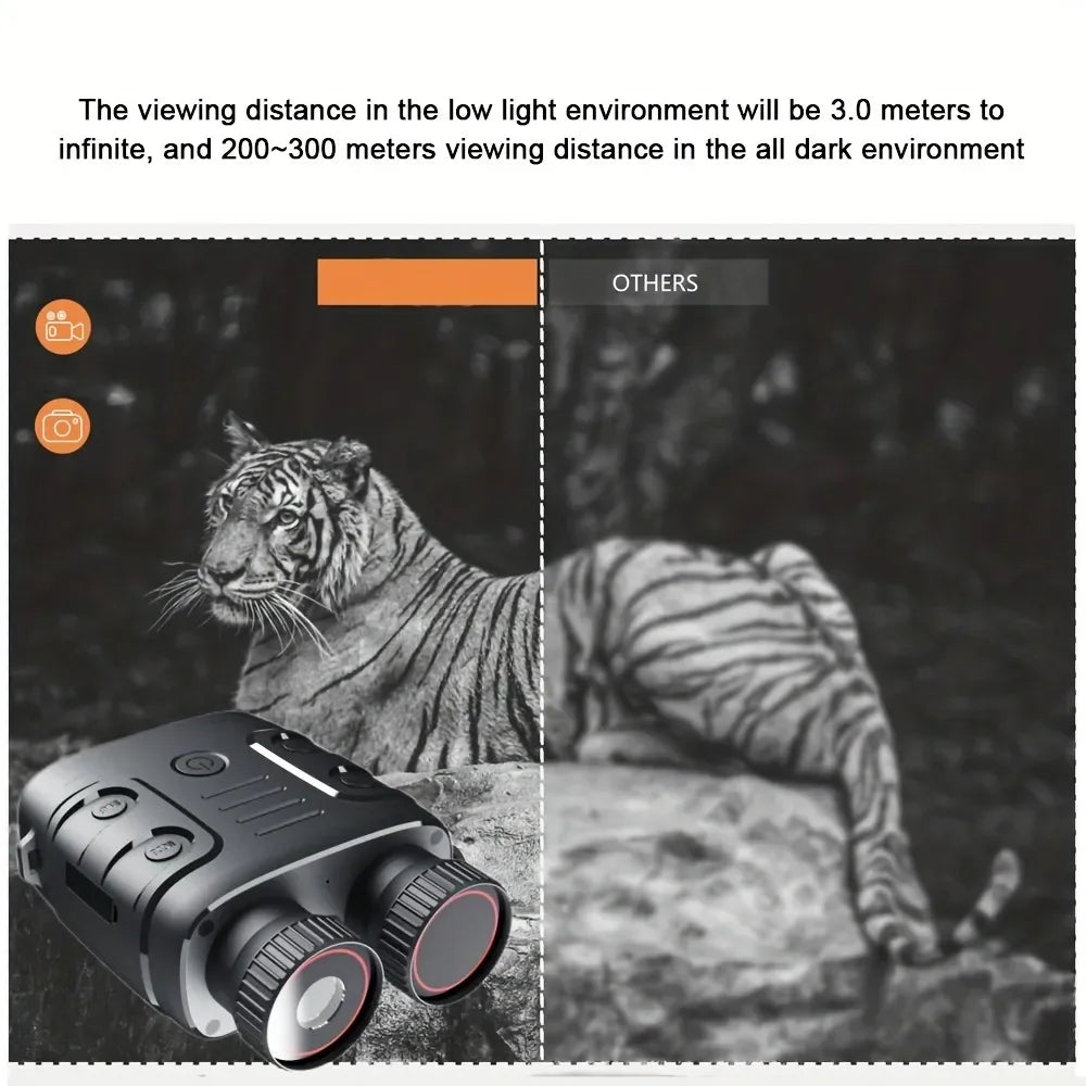1080P Binocular Infrared Night Vision Device 5X Zoom for Hunting and Boating