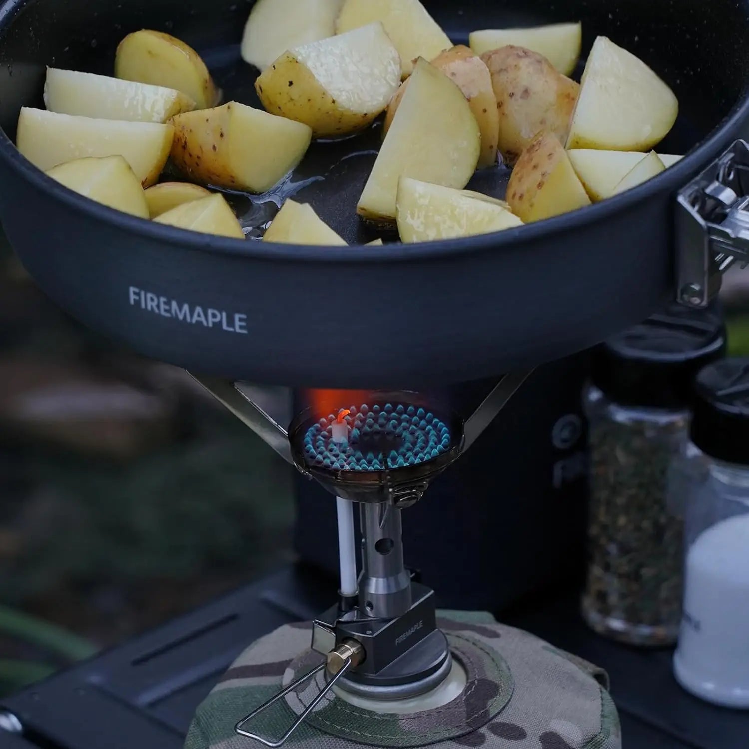 FIRE-MAPLE GreenPeak Camping Stove – Portable Propane Burner with Piezo Ignition