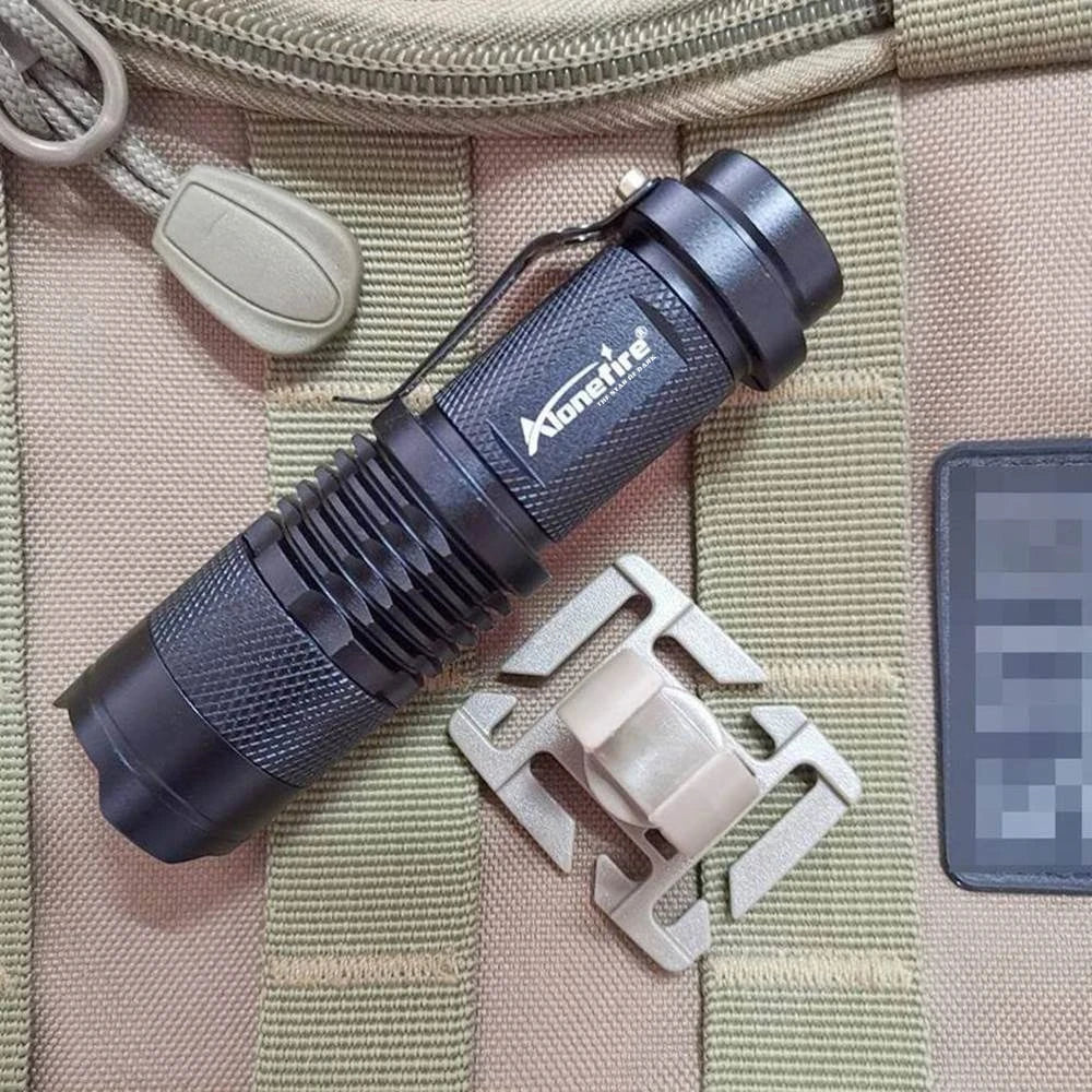 ALONEFIRE Swivel Flashlight Holder Clip