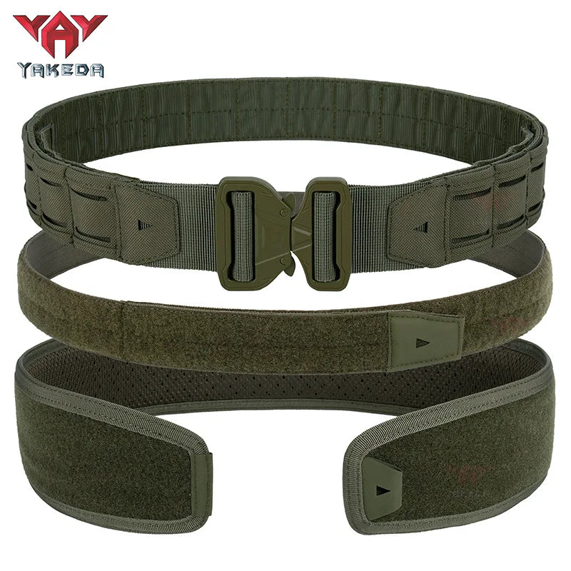 YAKEDA Battle Molle Riggers Belt 3-in-1 Heavy Duty Tactical System